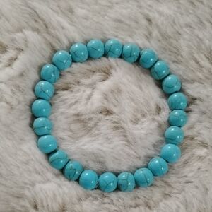 Chic Turquoise Beaded Bracelet